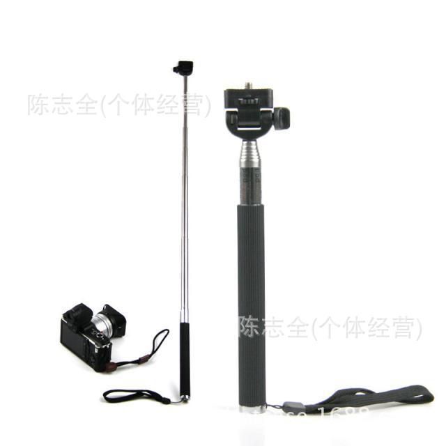 便攜式手機自拍桿 數碼相機與手機的通用手持伸縮神器